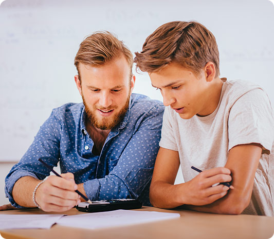 Läxhjälp med privatlärare i gymnasiet